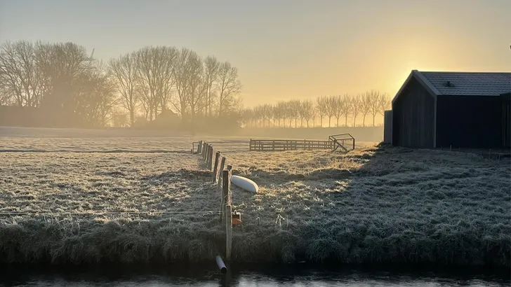 huisje natuur kerst