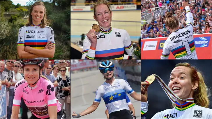 Chantal Blaak, Anna van der Breggen, Laura Smulders, Annemiek van Vleuten, Marianne Vos, Kirsten Wild