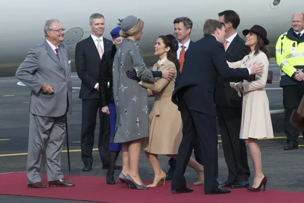 Ook voor onze koningin Máxima werd er enthousiast geknikst.