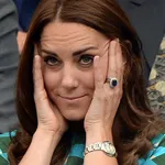 Duchess of Cambridge in the Royal Box at the Wimbledon Men's Final