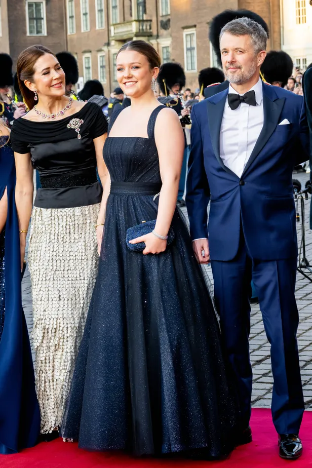 Prinses Isabella bij de viering van haar achttiende verjaardag.