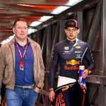 Jos en Max Verstappen