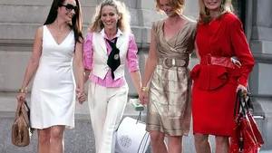 Iconische outfits van de vier dames van Sex and the City.