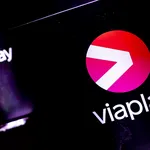 Logo van Viaplay, dat in Nederland de Formule 1 uitzendt