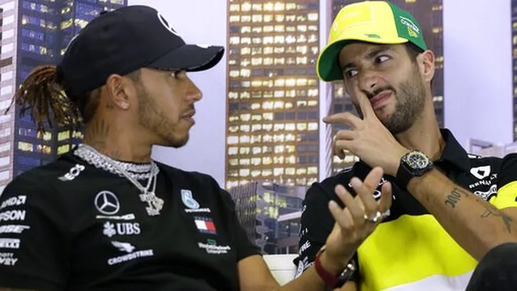 Lewis Hamilton, Daniel Ricciardo