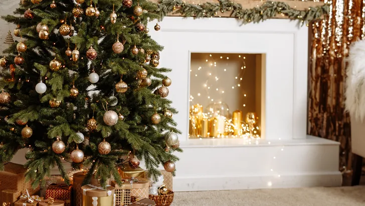 kerstboom water