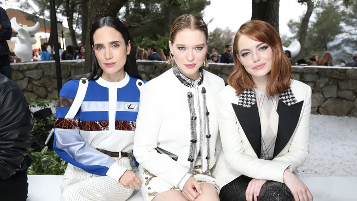 De front row bij de Cruise 2019-show van Louis Vuitton zag er weer top uit