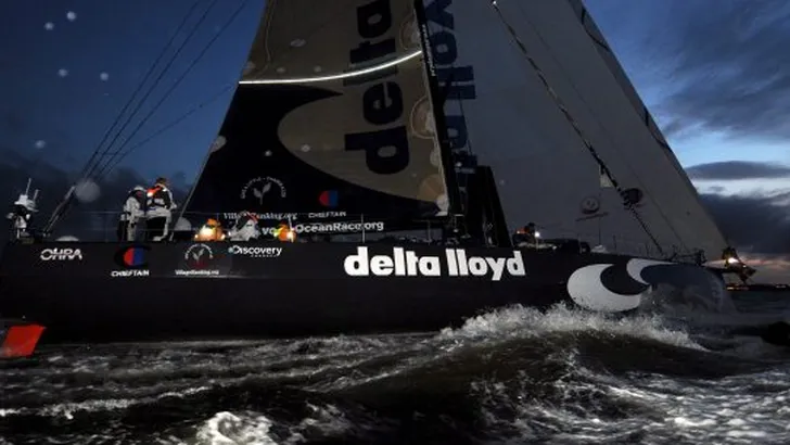 epa01740602 A Volvo Ocean Race handout picture, shows yacht Delta Lloyd, skippered by Roberto Bermu…