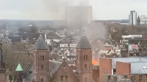 Brand in hartje Utrecht