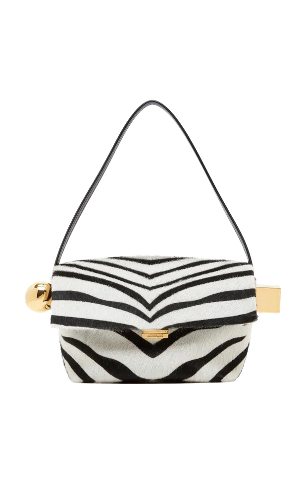 Fashion met zebraprint: Jacquemus tasje