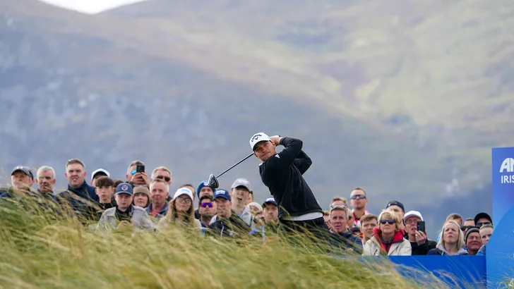 Højgaard liet het pubiek en Rory McIlroy in verbijstering achter op Royal County Down.