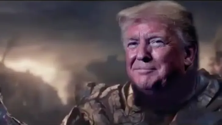 Donald Trump als Thanos