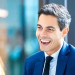 Een blije Rob Jetten.