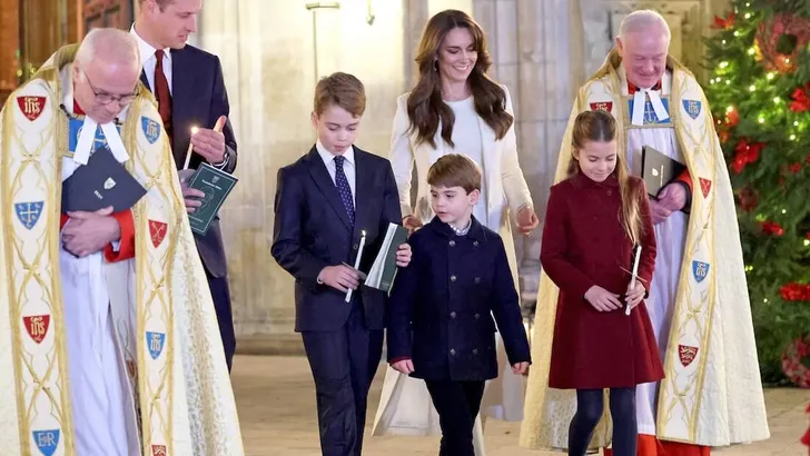 Royals Attend Together At Christmas Carol Service