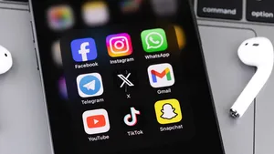 Ter illustratie: apps op een iPhone.