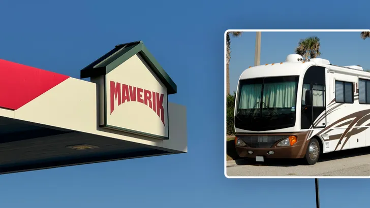 Hij wilde zijn camper legen, maar legde per ongeluk een tankstation stil