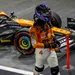 Lando Norris na zijn winst in Singapore