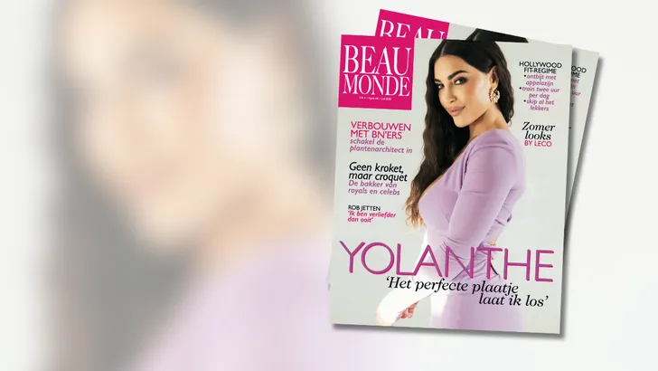 Collagebeeld van Beau Monde 6 2025, met Yolanthe Cabau op de cover.