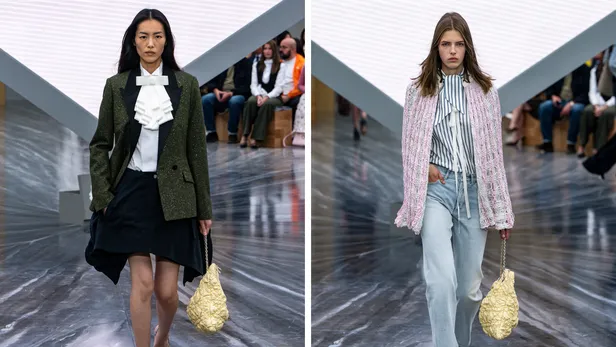 Modellen bij Dior Spring-Summer 2026.