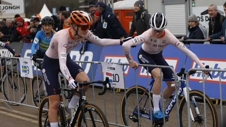 mixed relay op het wk in hoogerheide