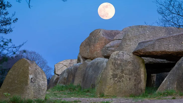 Megalith D50 in full moon