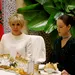 Hoe gaat het met jarige prinses Lalla Khadija? – Foto van Lalla Khadija zittend naast Brigitte Macron tijdens het Franse staatsbezoek, oktober 2024.
