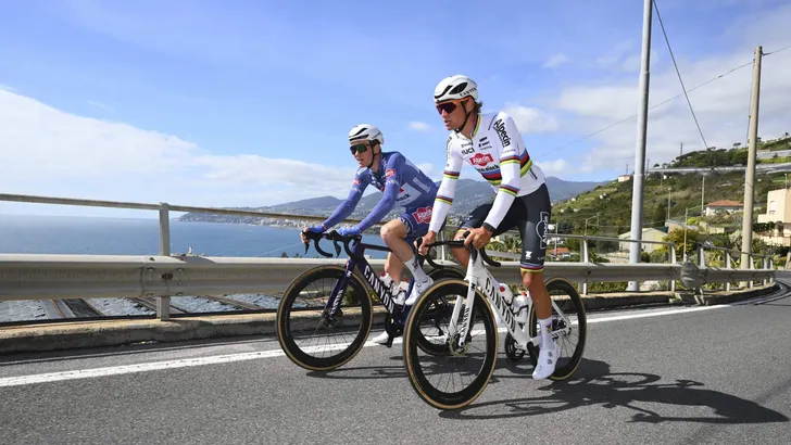 training session ahead of Milan - Sanremo 2024