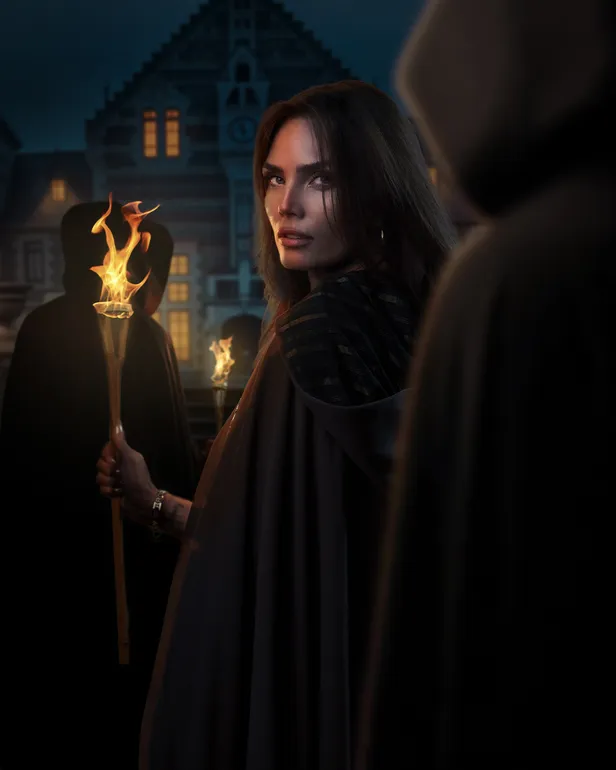 Persfoto van Kim Feenstra in De Verraders 