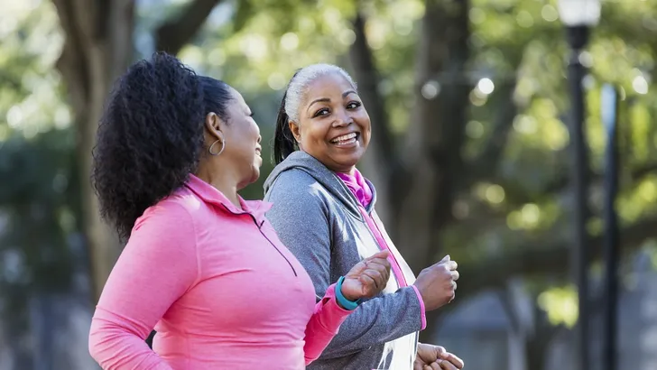 vrouwen lichaamsbeweging hardlopen joggen overgang menopauze