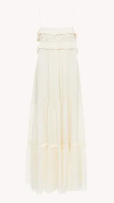 Chloé Sleeveless long dress in silk charmeuse – € 2.590