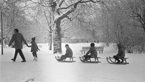 Winterse taferelen van vroeger