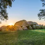 Dutch typical megalith stones in Drenthe