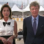 Prins Ernst August samen met prinses Caroline van Monaco
