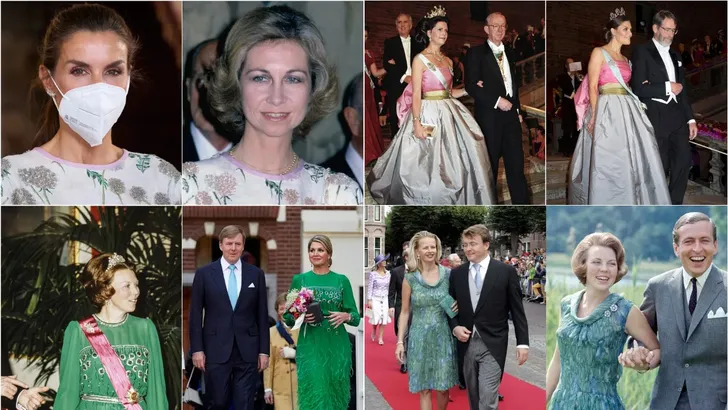 Máxima, Letizia en Victoria in (schoon)mama's jurken