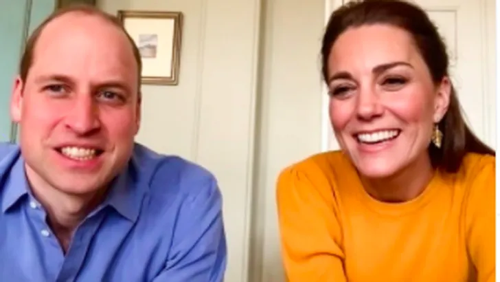 Will en Kate bellen met schoolkinderen
