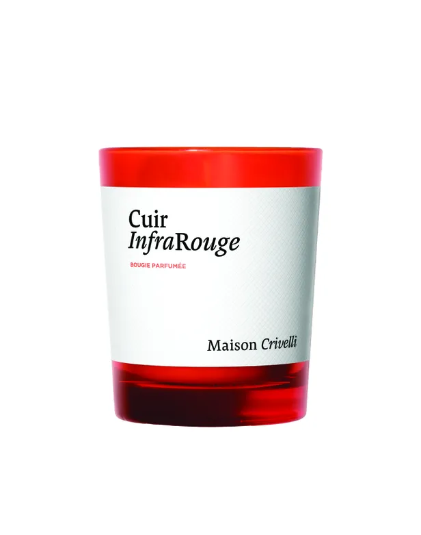 Cuir infrarouge-geurkaars van Maison Crivelli | €65 