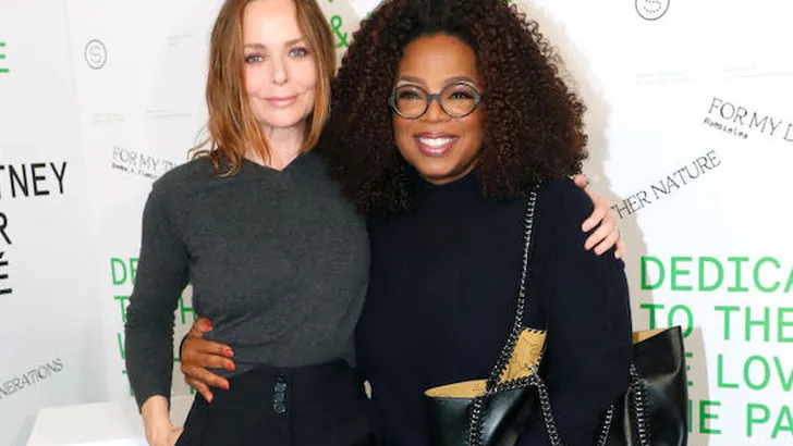 Oprah bij show Stella McCartney