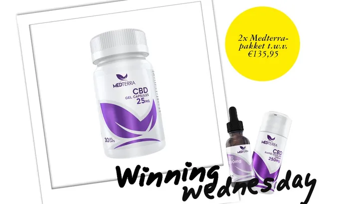 Winning Wednesday: 2x een Medterra-pakket t.w.v. €135,95
