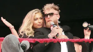 Jutta Leerdam en Jake Paul.