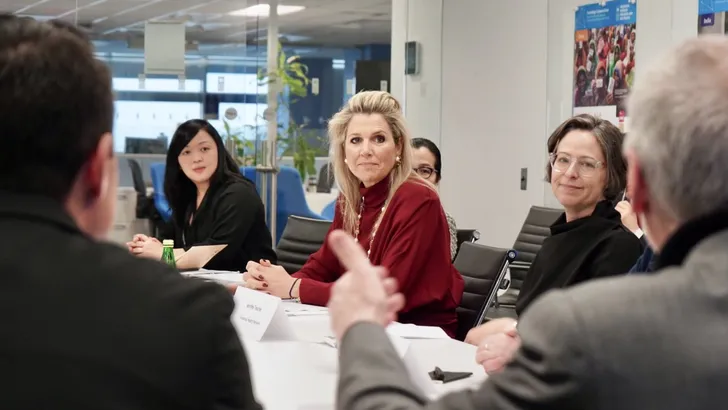 Máxima takes New York (zonder mondkapje!)