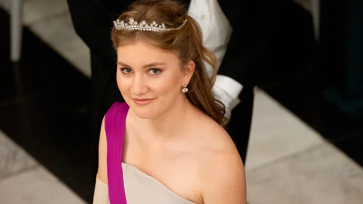 Princess Elizabeth of Belgium attend Prince Christian of Denmark 18th birthday Gala Dinner at Christiansborg Palace