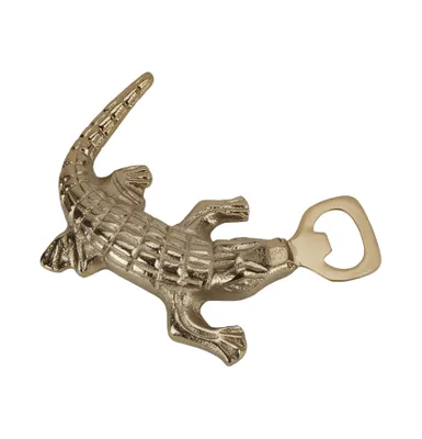 Deze krokodil flesopener van €9,99 is het soort cadeautje dat iedereen onthoudt. Speels, stevig en verrassend charmant.