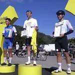 froome op het podium