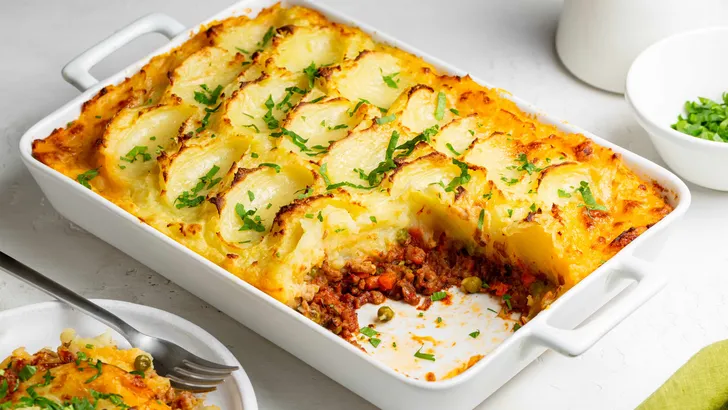 Goudbruine ovenschotel