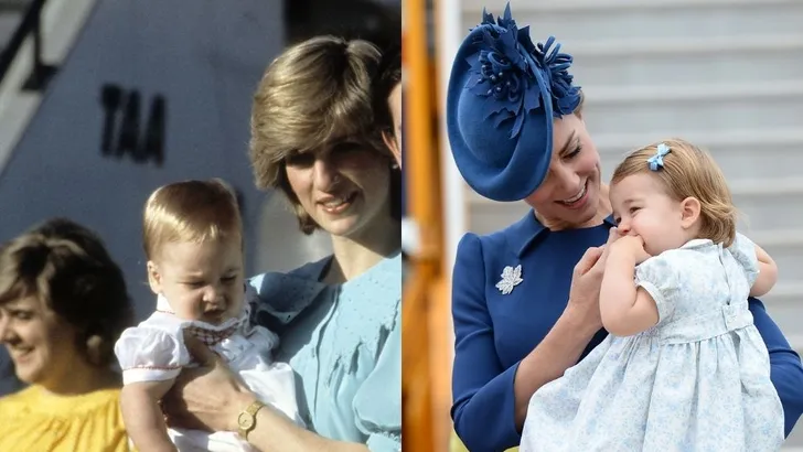 prinses Diana en hertogin Kate