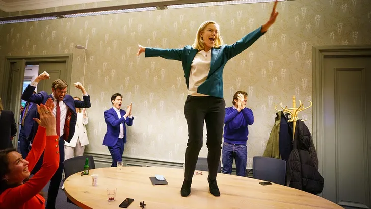 De mooiste foto's van de verkiezingsavond