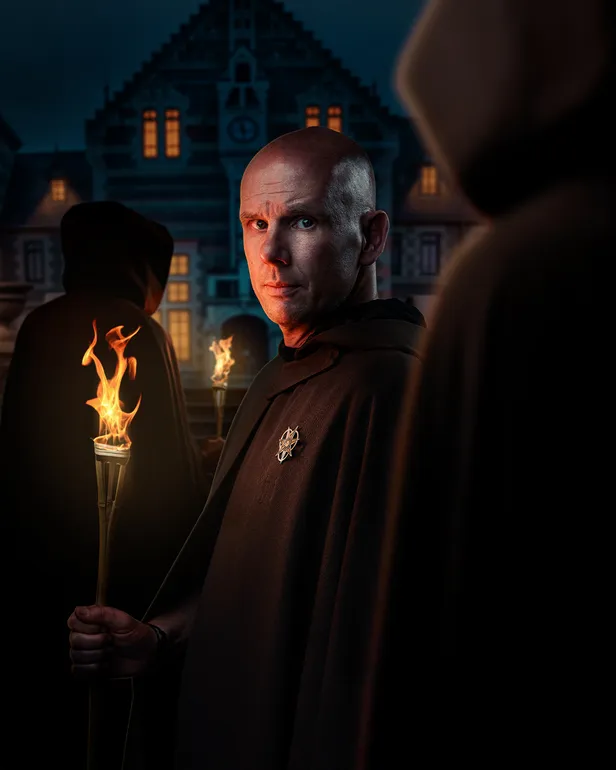 Persfoto van Jan van Halst in De Verraders 