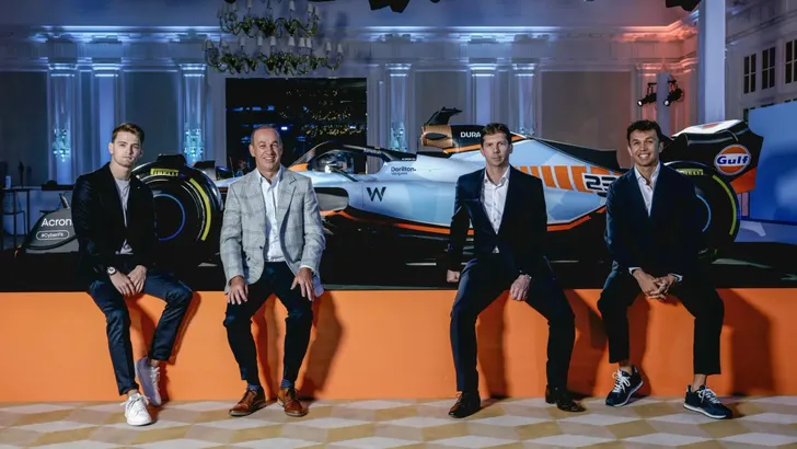 Dit is de winnende Gulf-livery voor Williams