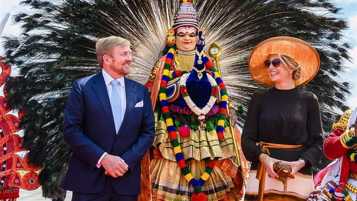 Máxima op Hollands in India