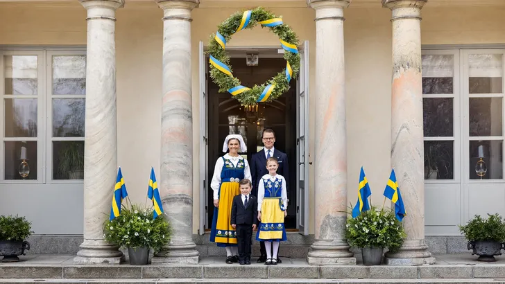 Zweedse royals vieren Nationale Dag